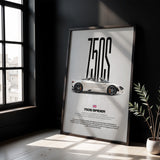 750S Spider Car Poster