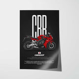 2017-2018 CBR650F Motorcycle Poster