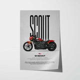 101 Scout Motorcycle Poster