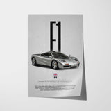 F1 Car Poster