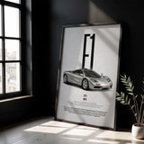 F1 Car Poster