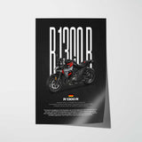 R1300R Motorcycle Poster