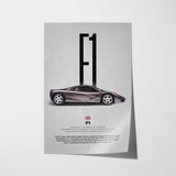 F1 Car Poster