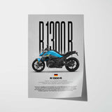 R1300R Motorcycle Poster