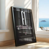 F1 Car Poster