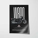 W800 Motorcycle Poster