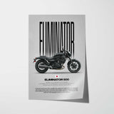 Eliminator 500 Motorcycle Poster