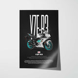 2019-2024 YZF-R3 Motorcycle Poster