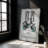 2019-2024 YZF-R3 Motorcycle Poster