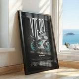 2019-2024 YZF-R3 Motorcycle Poster