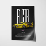 F1 GTR Car Poster