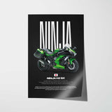 2018-2021 Ninja H2 SX Motorcycle Poster