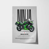 2018-2021 Ninja H2 SX Motorcycle Poster