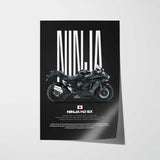2018-2021 Ninja H2 SX Motorcycle Poster