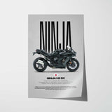 2018-2021 Ninja H2 SX Motorcycle Poster