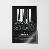 2018-2021 Ninja H2 SX Motorcycle Poster