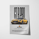 GT R Pro Car Poster