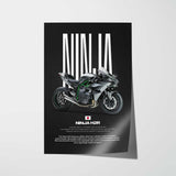 Ninja H2R Motorcycle Poster