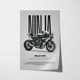 Ninja H2R Motorcycle Poster