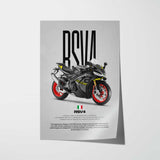 2025-Present RSV4 Motorcycle Poster
