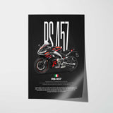 RS 457 Motorcycle Poster