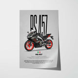 RS 457 Motorcycle Poster