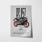 RS 457 Motorcycle Poster