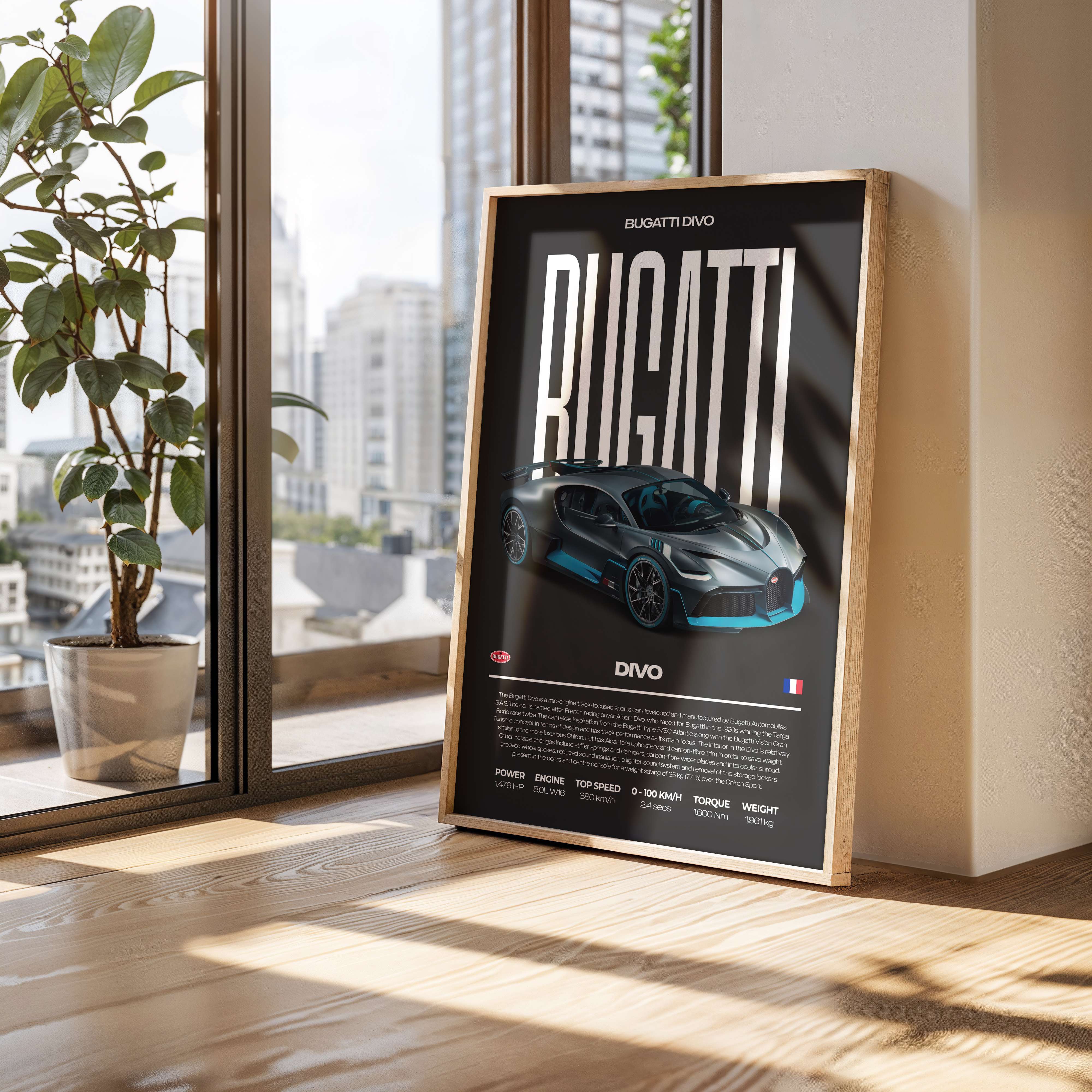 Bugatti Divo Poster