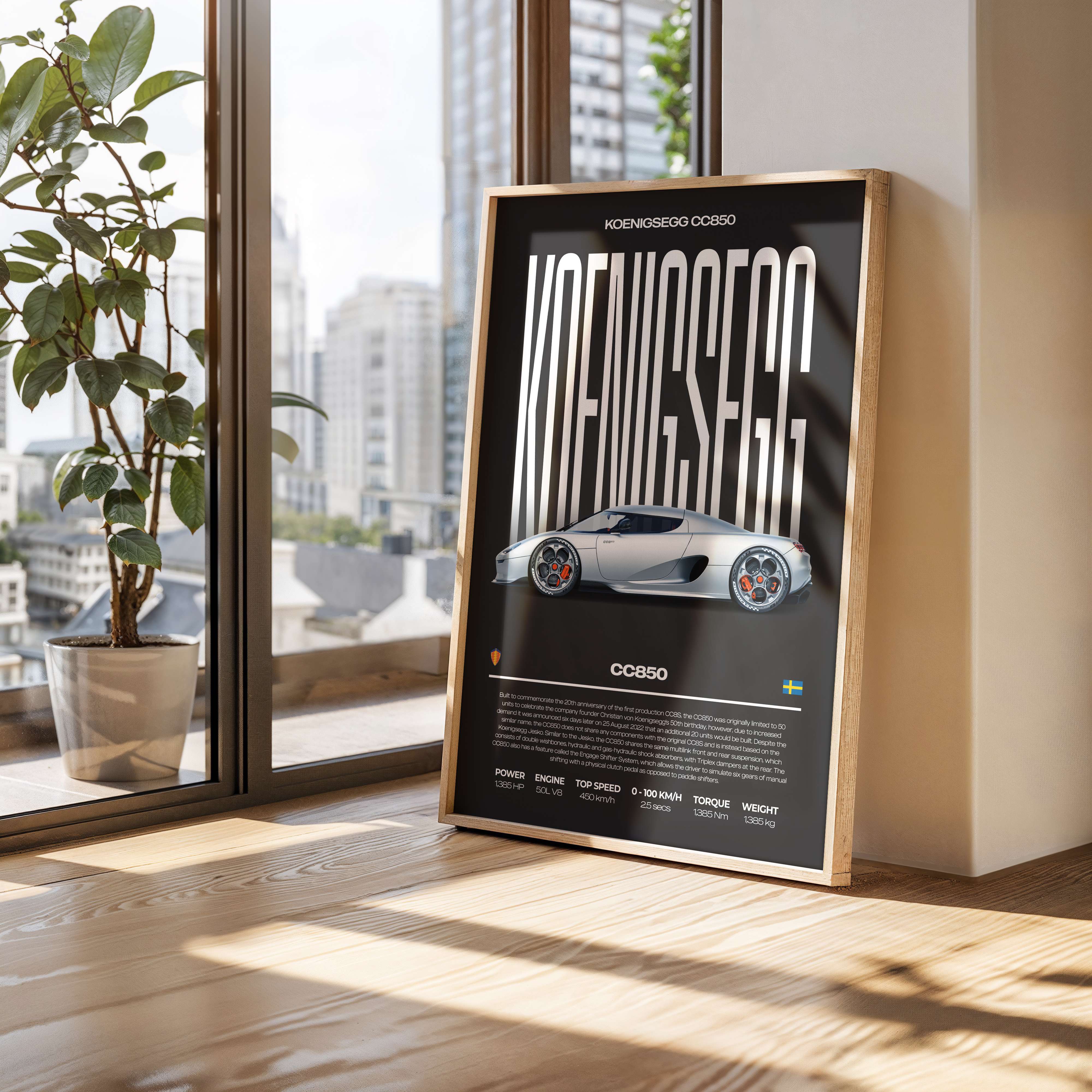 Koenigsegg CC850 Poster