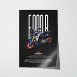 F900R Motorcycle Poster