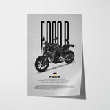 F900R Motorcycle Poster
