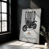 F900R Motorcycle Poster