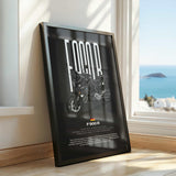 F900R Motorcycle Poster