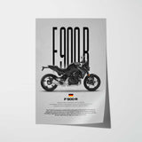 F900R Motorcycle Poster