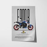 F900R Motorcycle Poster