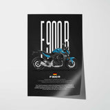 F900R Motorcycle Poster