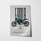 F900R Motorcycle Poster