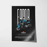 F900R Motorcycle Poster