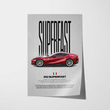 812 Superfast Car Poster