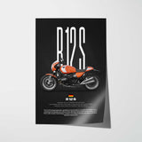 R12S Motorcycle Poster