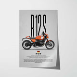 R12S Motorcycle Poster