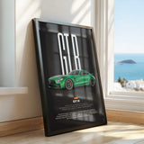 GT R Car Poster
