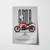 2021-2025 G310R Motorcycle Poster