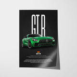 GT R Car Poster