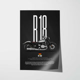 R18 Motorcycle Poster