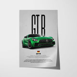GT R Car Poster