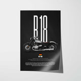 R18 Motorcycle Poster