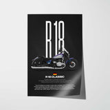 R18 Classic Motorcycle Poster