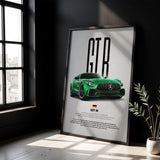 GT R Car Poster