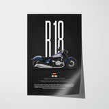 R18 Motorcycle Poster